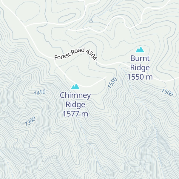 Map of Middle Ridge