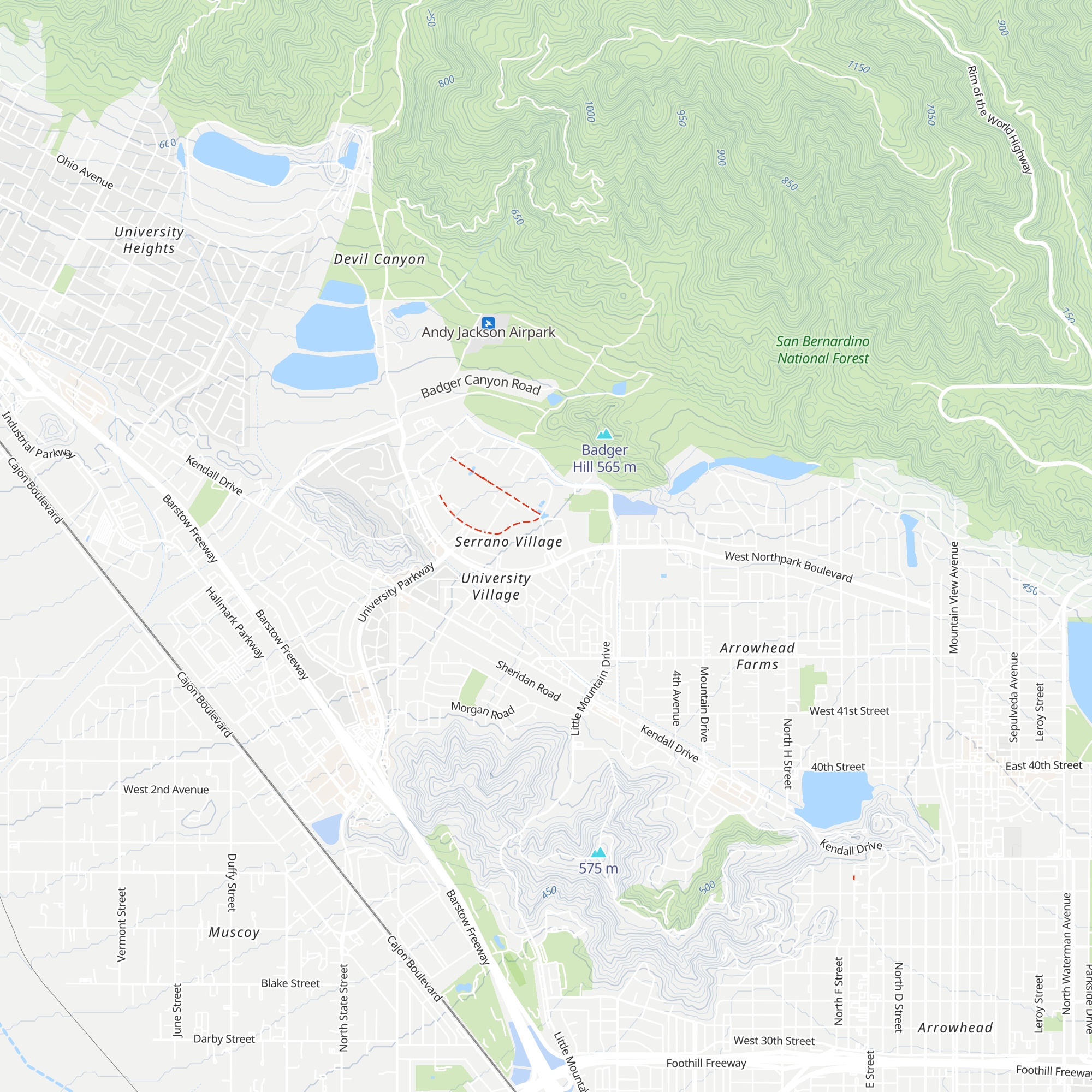 Information Center map