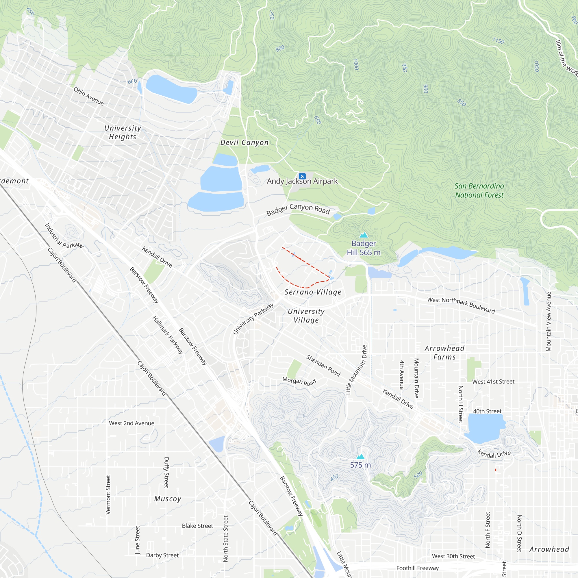 Information Center map