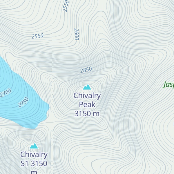 Map of Chivalry Peak