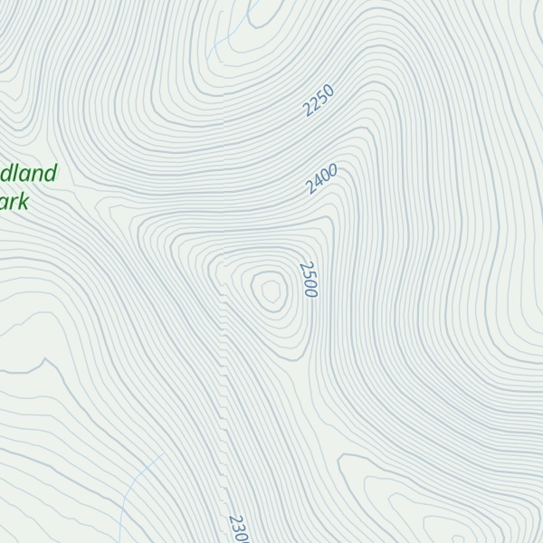 Map of Tripoli Mountain