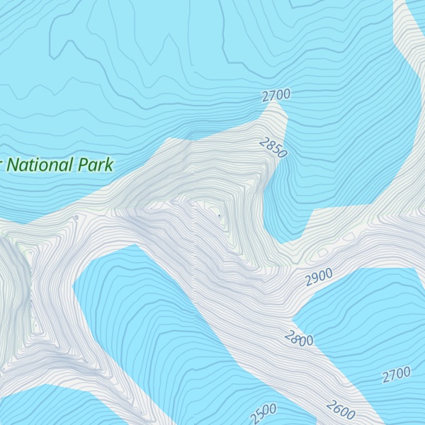 Map of Beaver Mountain