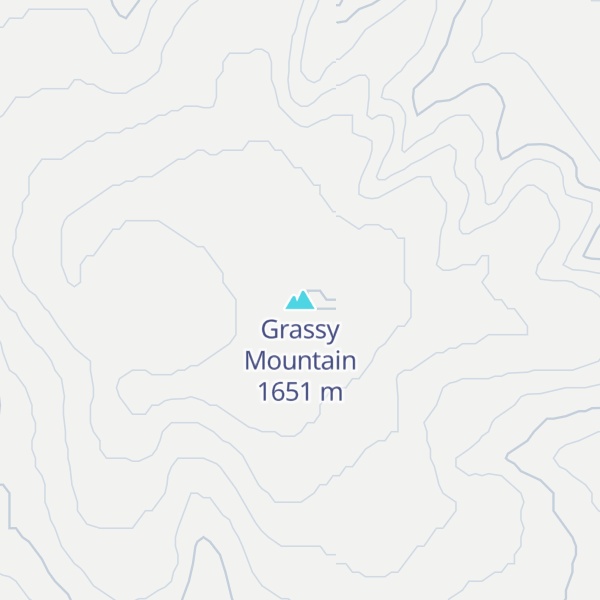 Map of Grassy Mountain