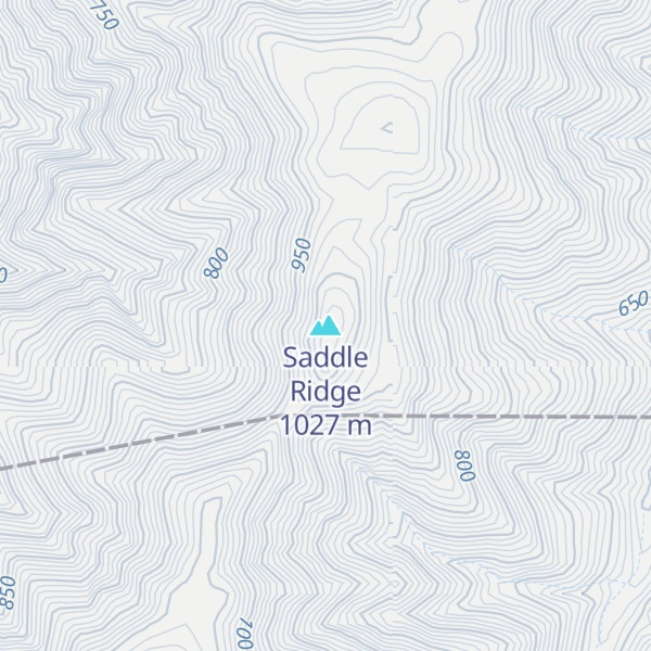 Map of Saddle Ridge