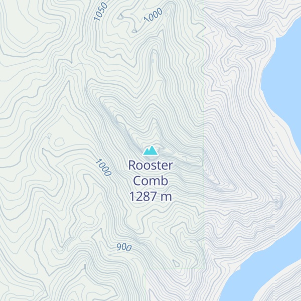 Map of Rooster Comb