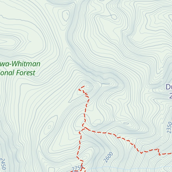 Map of Sawtooth Peak