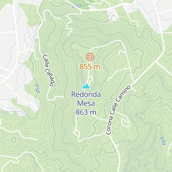 Map of Redonda Mesa