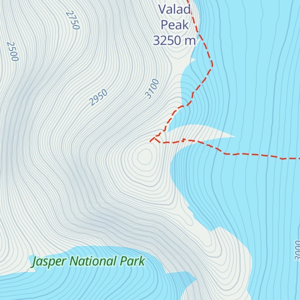 Map of Mount Henry MacLeod