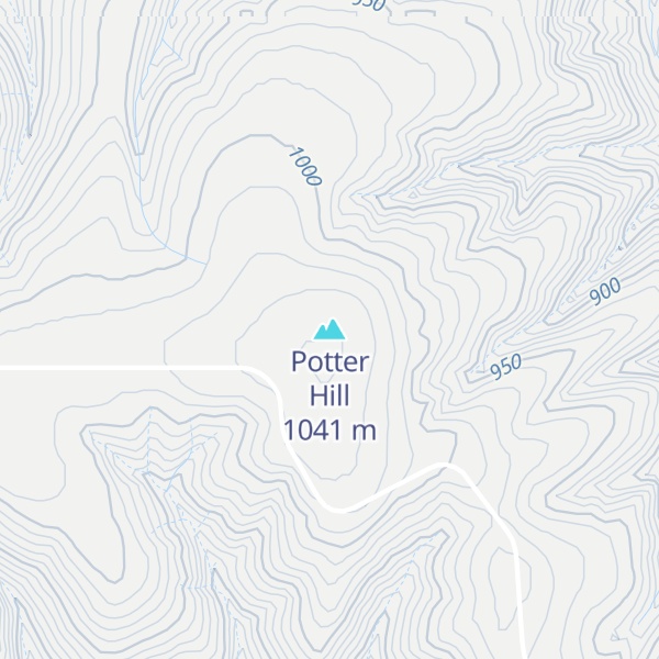 Map of Potter Hill