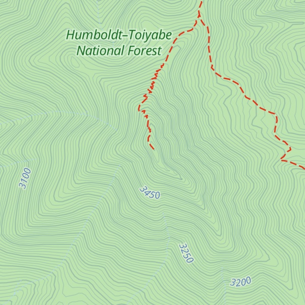 Map of Arc Dome