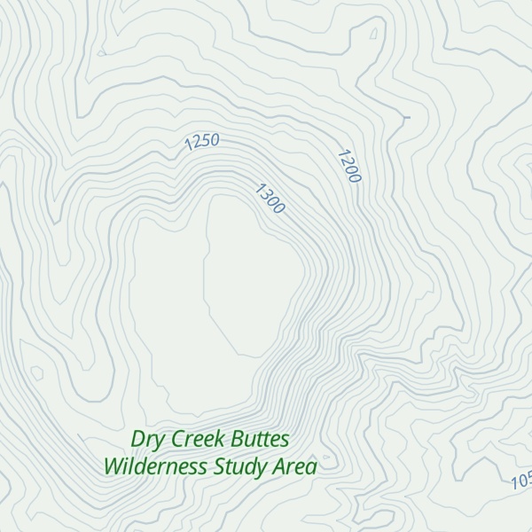Map of North Table Mountain