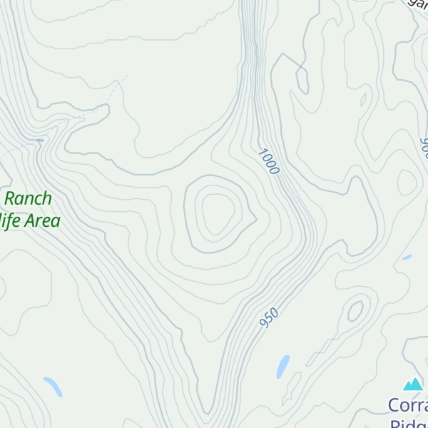 Map of Whitetail Butte