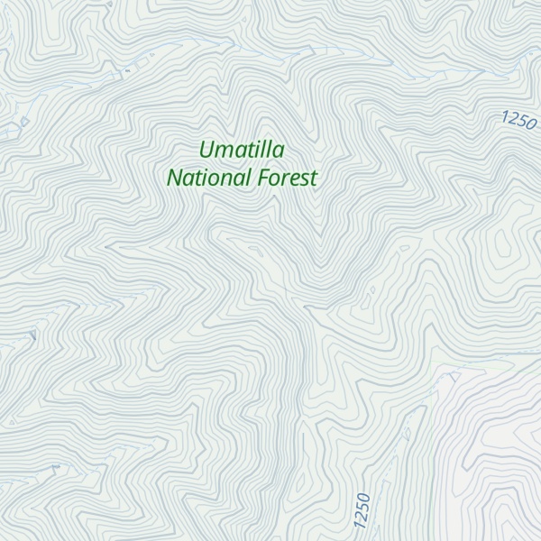 Map of Coyote Ridge