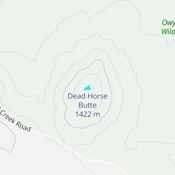 Map of Dead Horse Butte