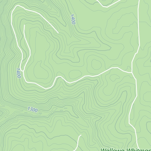 Map of Hidden Ridge