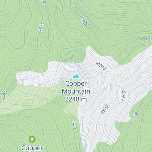Map of Copper Mountain