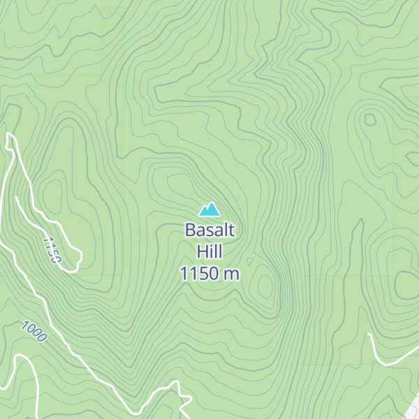 Map of Basalt Hill