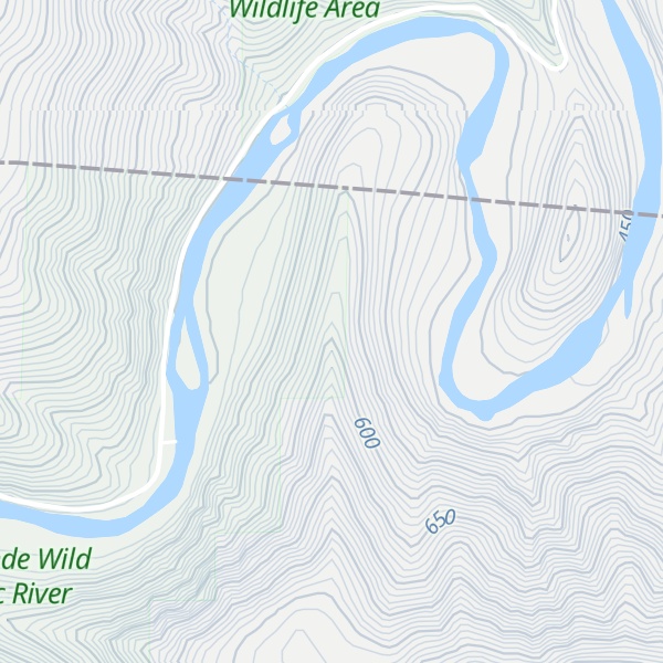 Map of Horseshoe Ridge