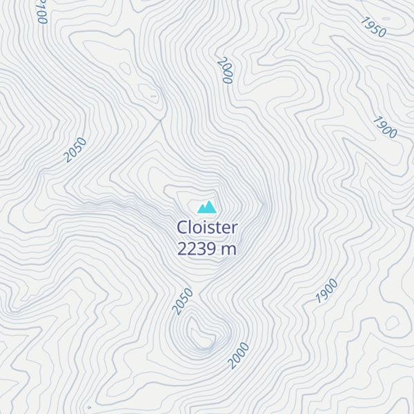 Map of Cloister