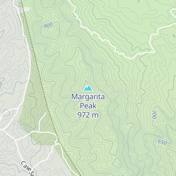 Map of Margarita Peak