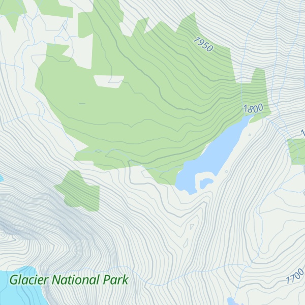Map of Glacier Circle Cabin