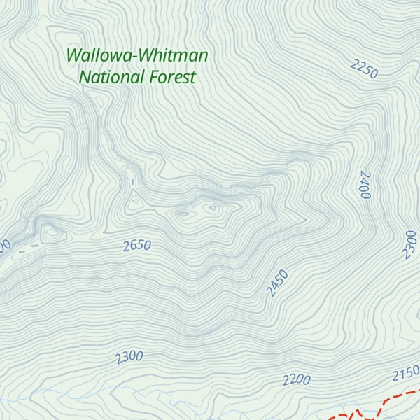 Map of Elkhorn Peak
