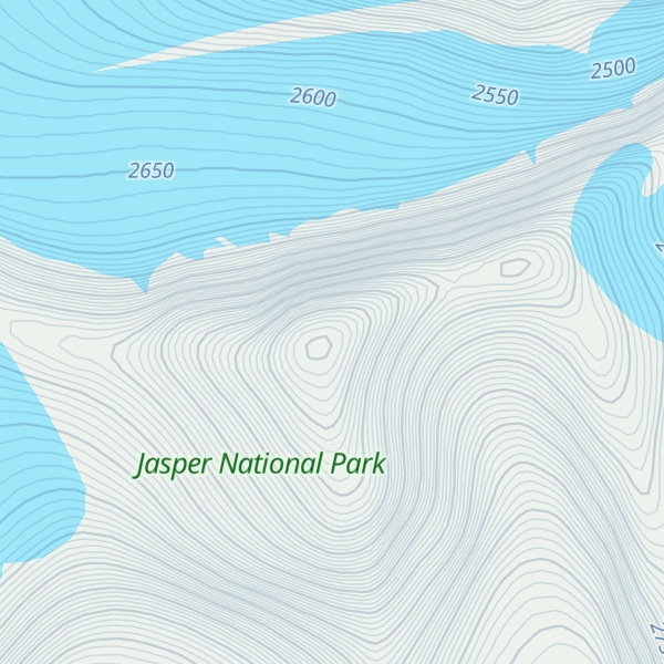 Map of Mushroom Peak