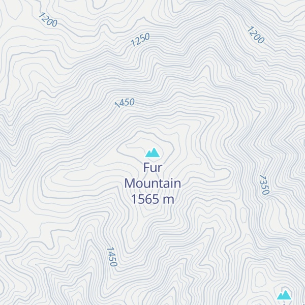 Map of Fur Mountain