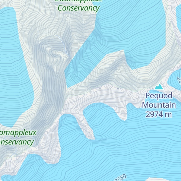 Map of Moby Dick Mountain