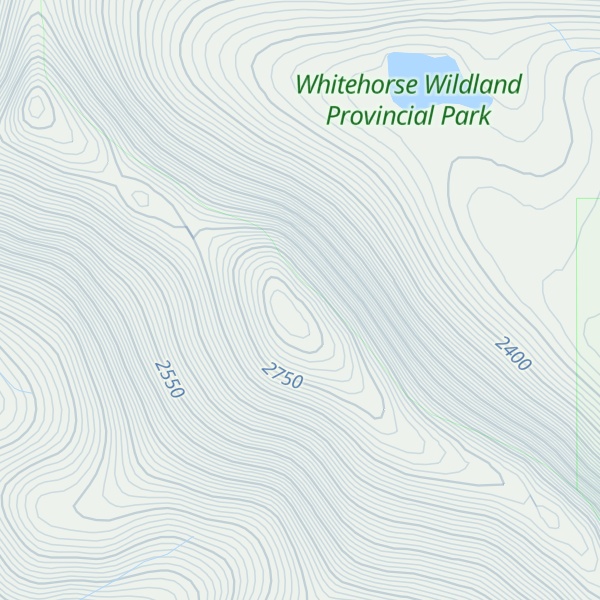 Map of Blackface Mountain