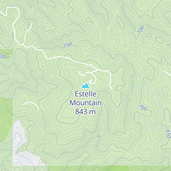 Map of Estelle Mountain