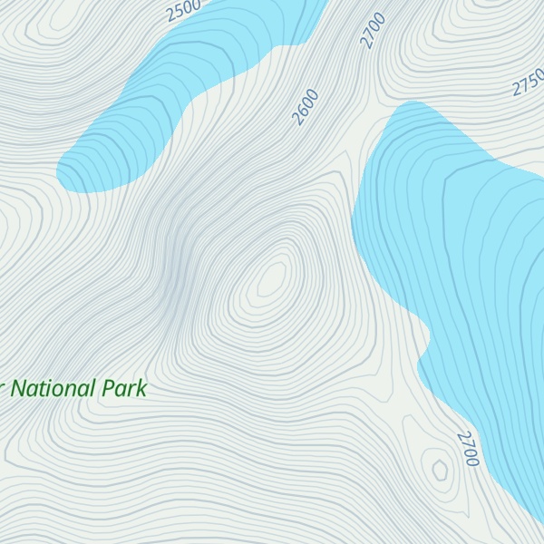 Map of Mount Paul N1