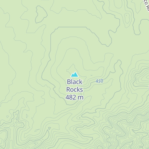 Map of Black Rocks