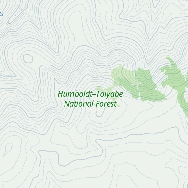 Map of Odell Mountain