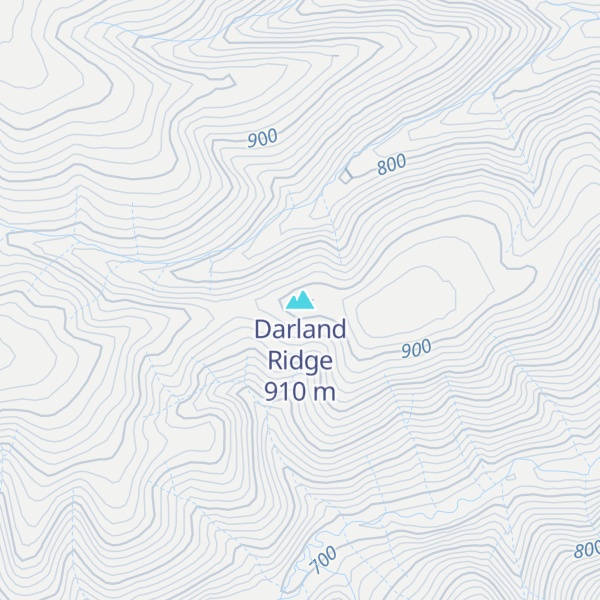 Map of Darland Ridge