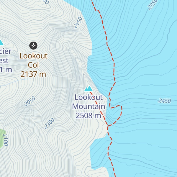 Map of Lookout Mountain