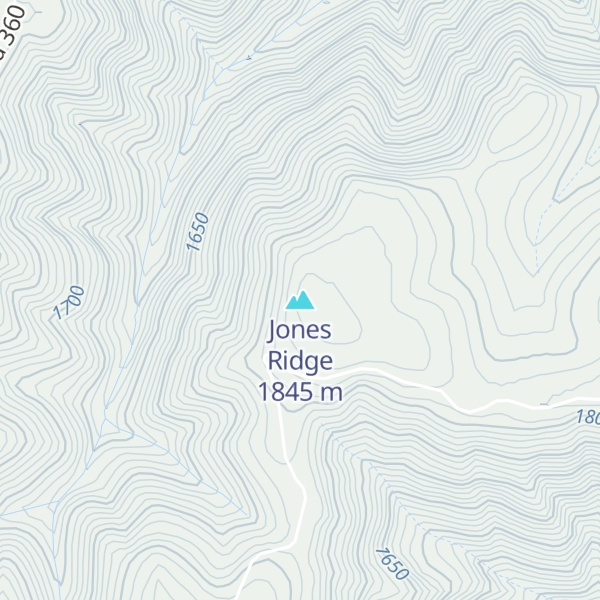 Map of Jones Ridge