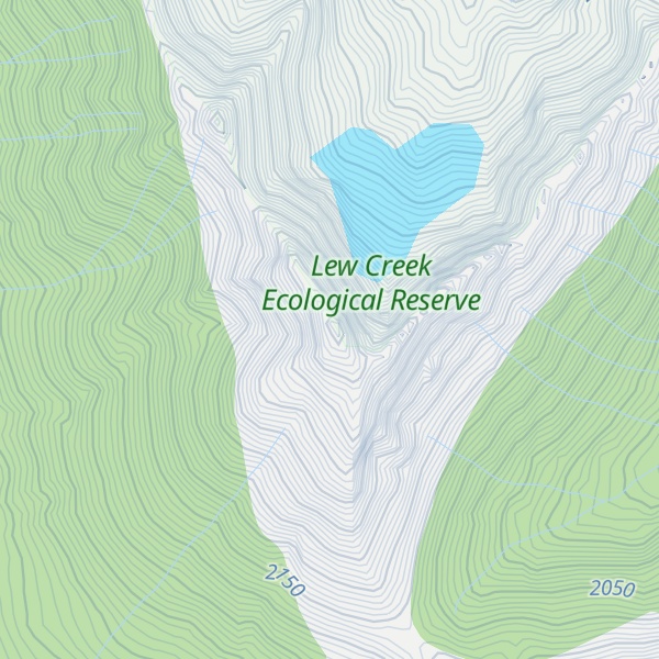 Map of Mount Hadow