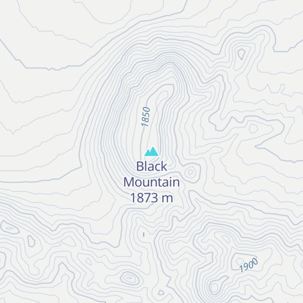 Map of Black Mountain