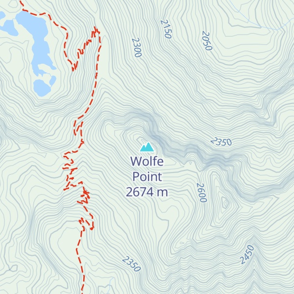 Map of Wolfe Point