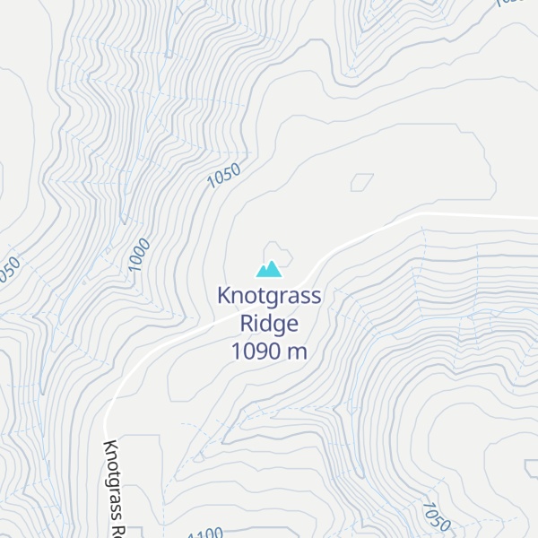 Map of Knotgrass Ridge