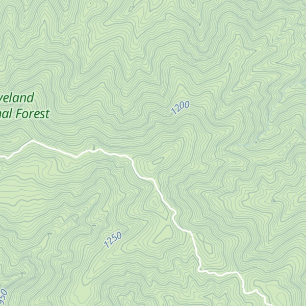 Map of Trabuco Peak