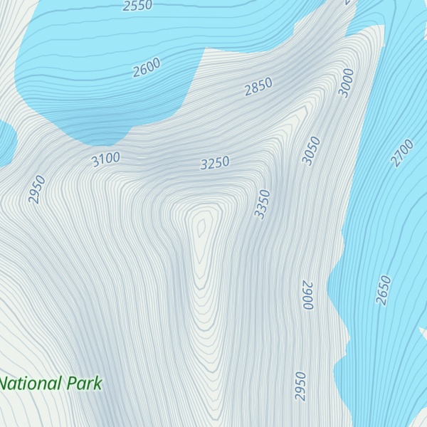 Map of Mount Alberta
