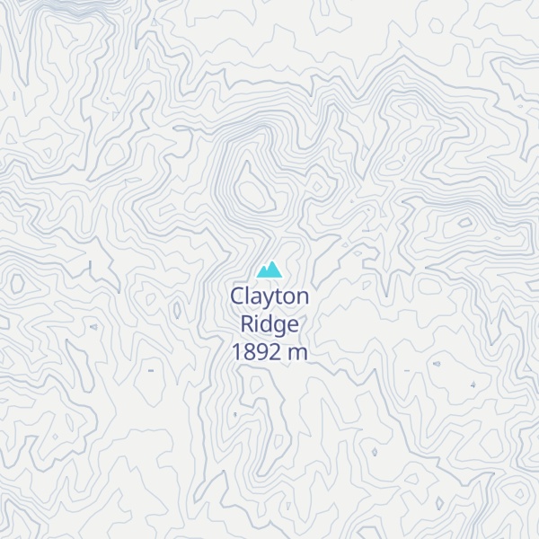 Map of Clayton Ridge