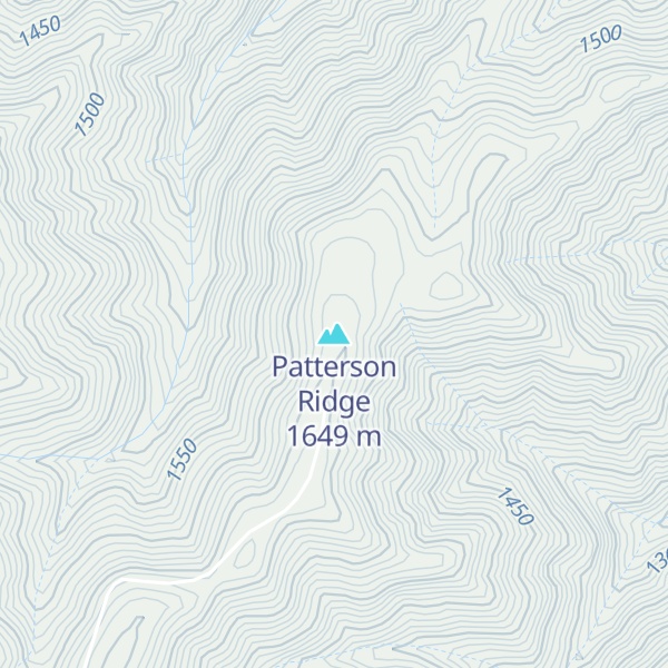 Map of Patterson Ridge