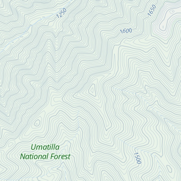 Map of Driveway Ridge
