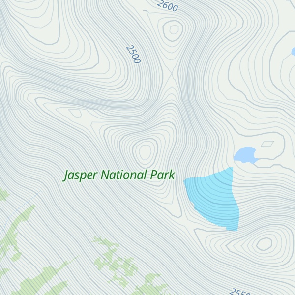 Map of Endless Chain Ridge