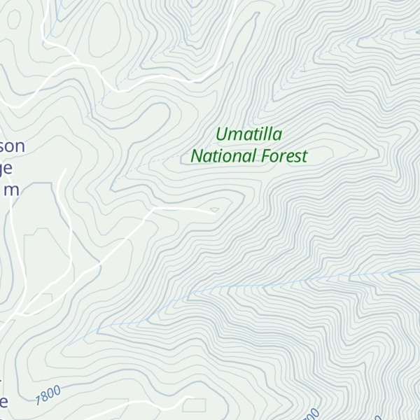 Map of Count Chute Ridge