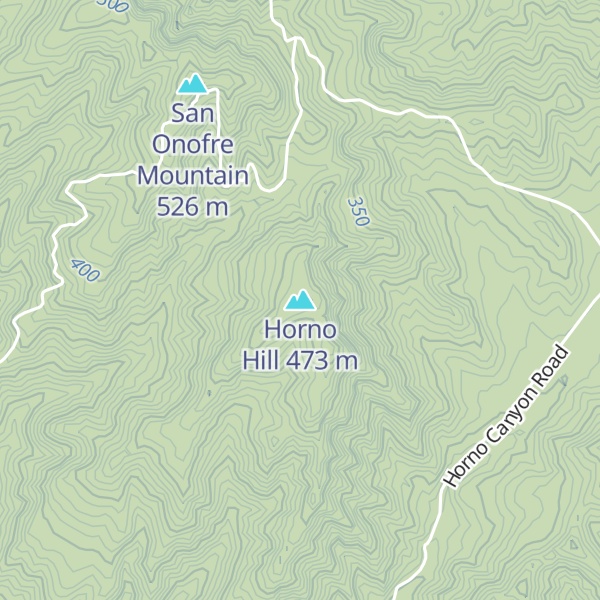 Map of Horno Hill