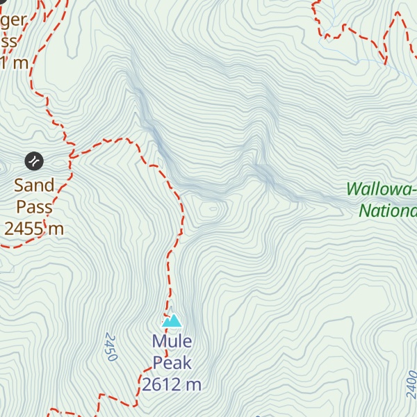 Map of Granite Butte
